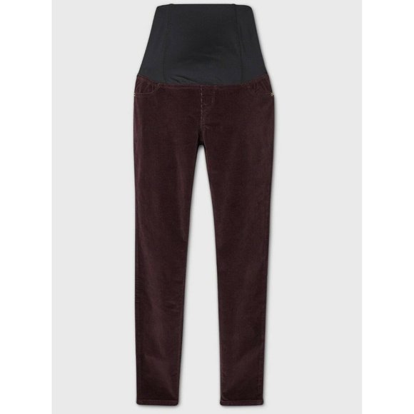 Maternity Crossover Panel Skinny Jeans - Isabel Maternity by Ingrid & Isabel Bur - Picture 1 of 6